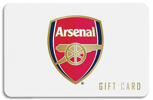 Arsenal Football Club Gift Card